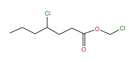 Chloromethyl 4-chloroheptanoate